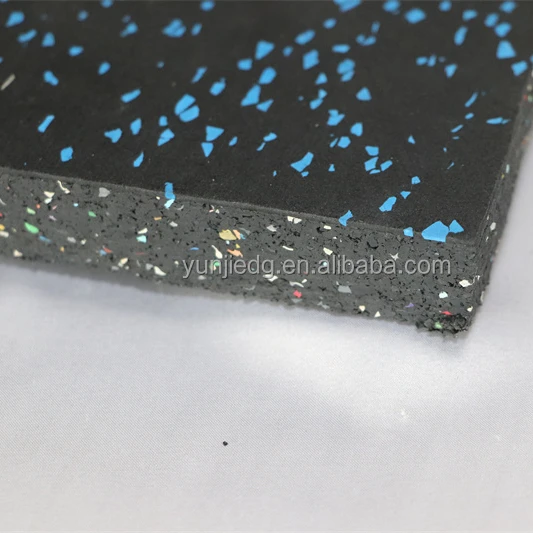 Reduce shock gym rubber flooring and floor rubber mat for fitness