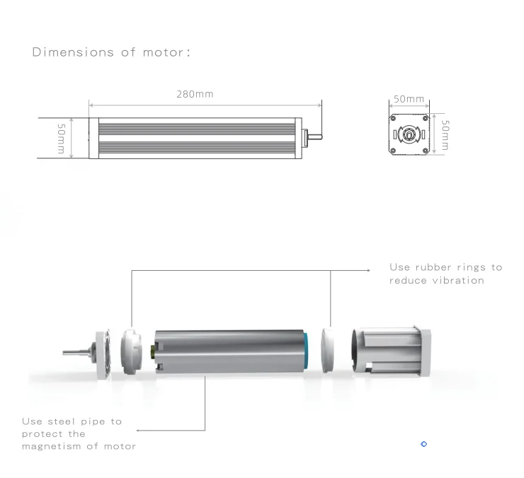 KNX Intelligent Home Window Curtain Drive Automatic Opener Remote Voice Low Noise Smart Electric DC Curtain Motor
