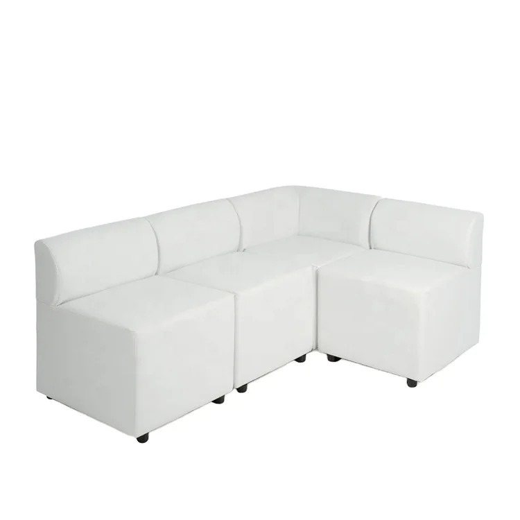 wholesale white leather modular event sofa