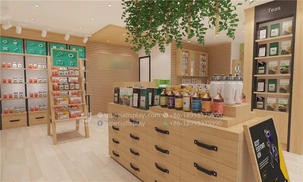 Retail Medicine Shop Interior Design Decoration Ideas Shopfitters Health Care Display Chemist Shop Fittings Pharmacy Furniture