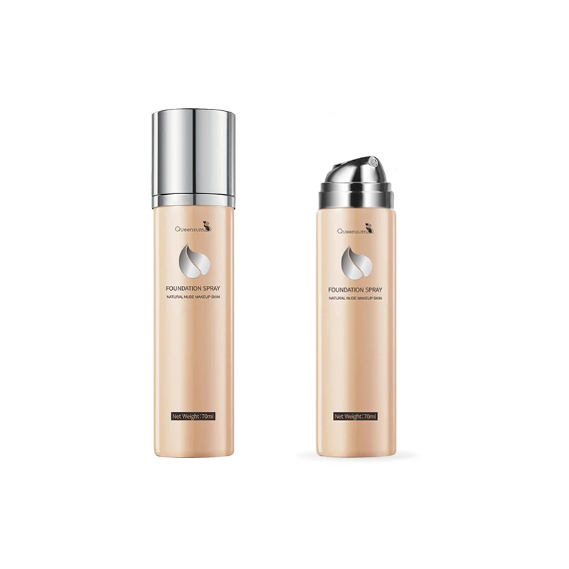 OEM Waterproof Hydrating Vegan Makeup Dark Skin Foundation Concealer Liquid Face Cream Skin Face Makeup Liquid Foundation Spray