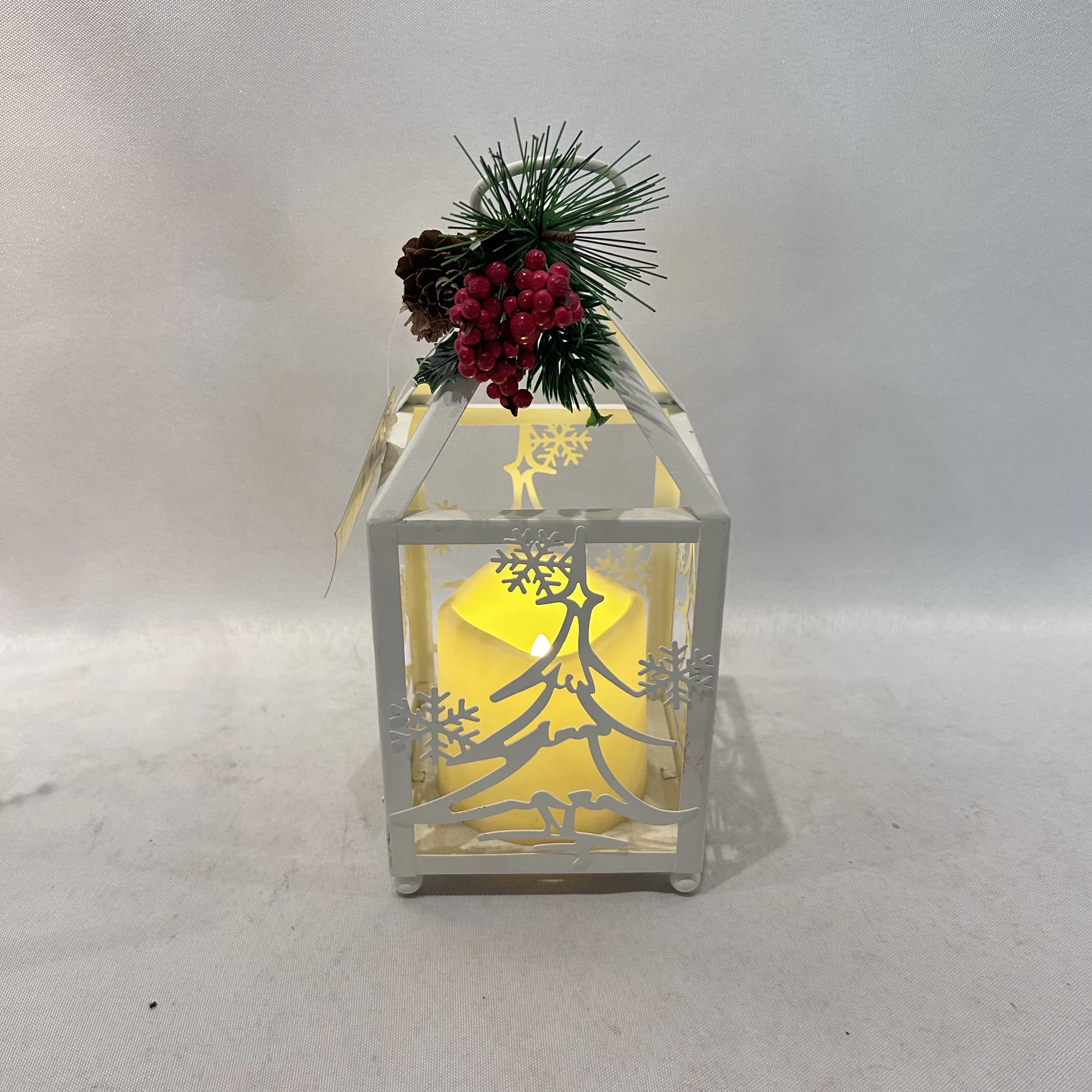 Metal Home Decoration Big Garden Outdoor Metal Gold Lantern Candle Holder Set Rustic Hanging LED Remote Control Candleholder