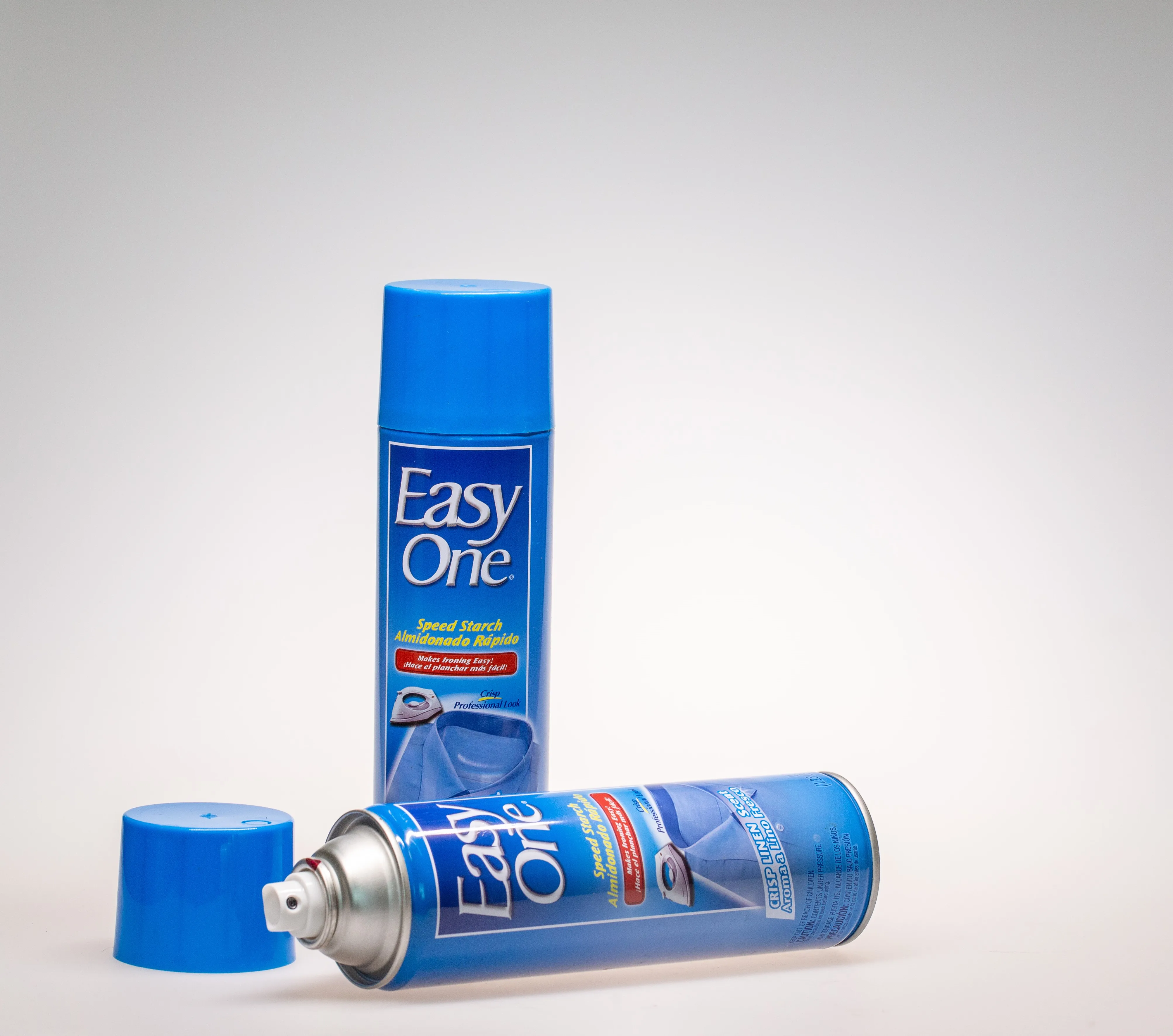 strong easy on spray double starch crisp linen fabric starch