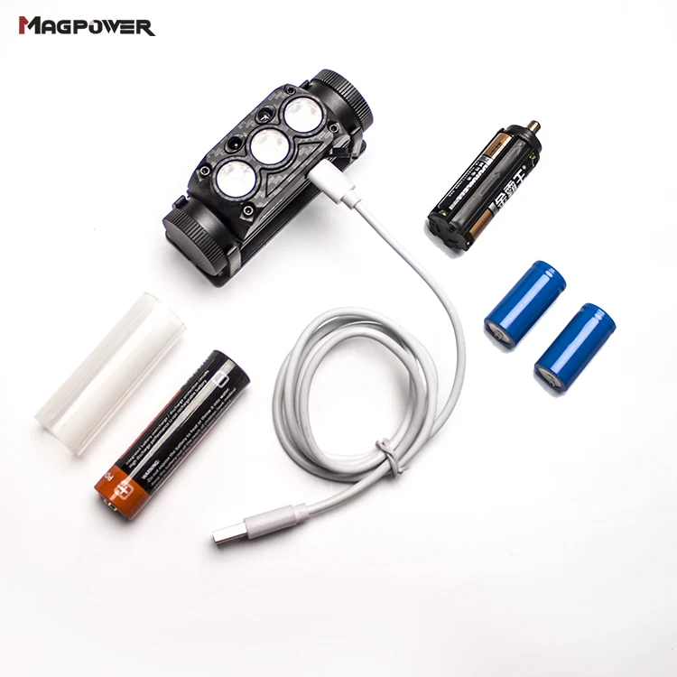 New headlights Multi-function induction head lamp 365nm ultraviolet hiking L2 led uv headlamp