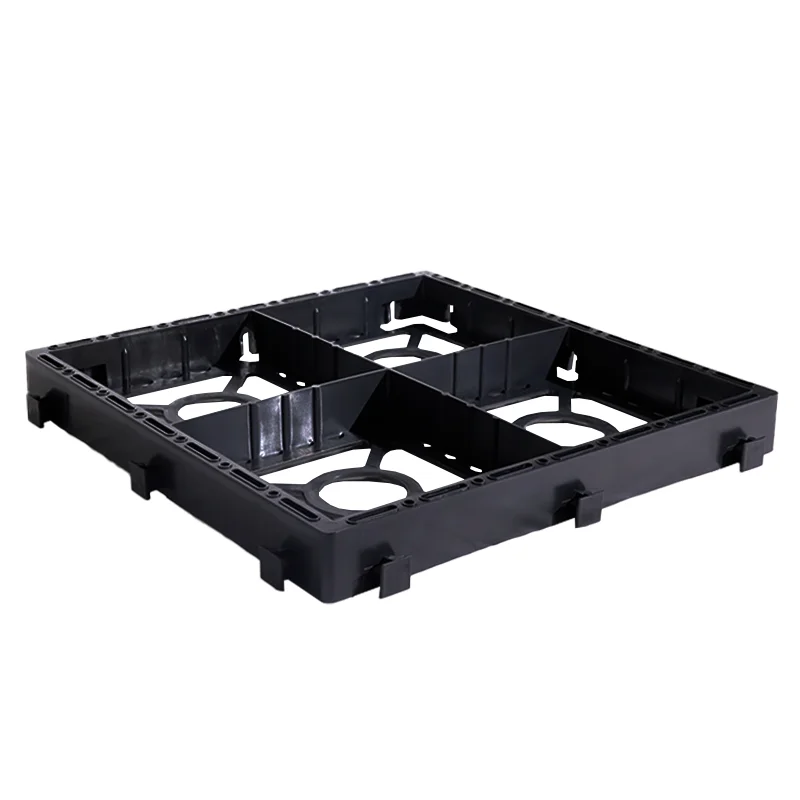 JNZ Latest Design High-Strength Plastic Permeable Grid Paver Customize Color Grass Paving Grid 444X444mm