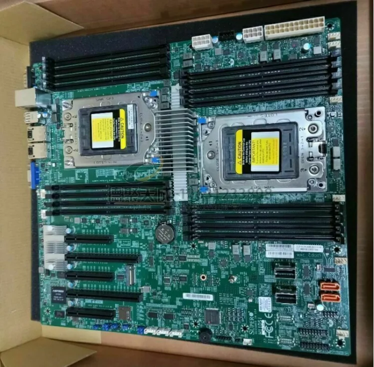 Supermicro H11DSi-NT Motherboard Socket SP3 240W TDP for Dual AMD EPYC 7001/7002