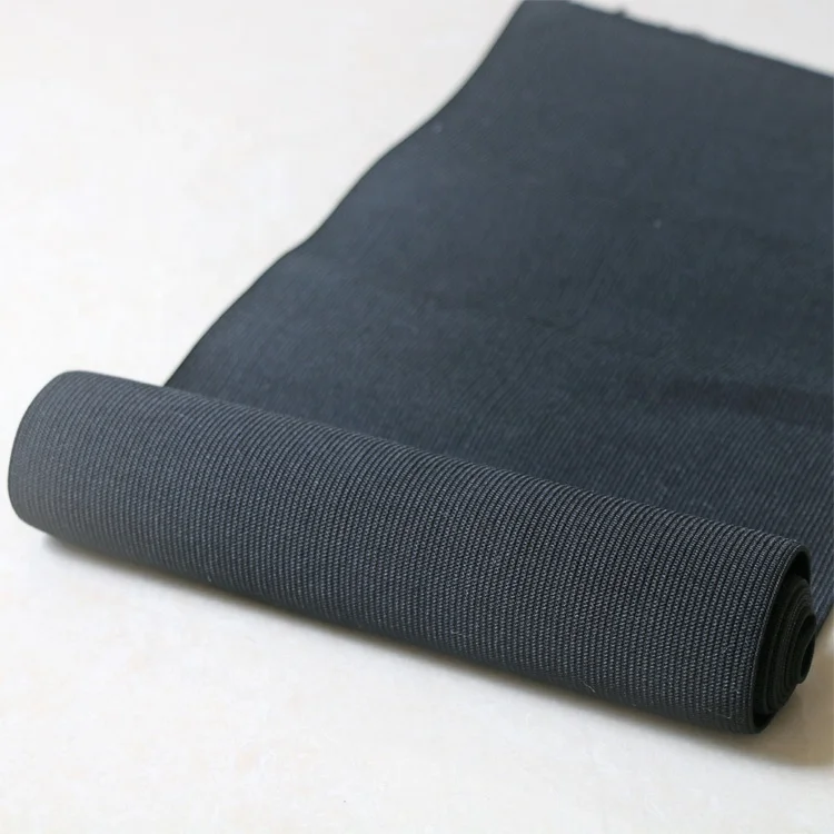 YUNHAN Customize Compression Wear Stretchable Black Plain Elastics