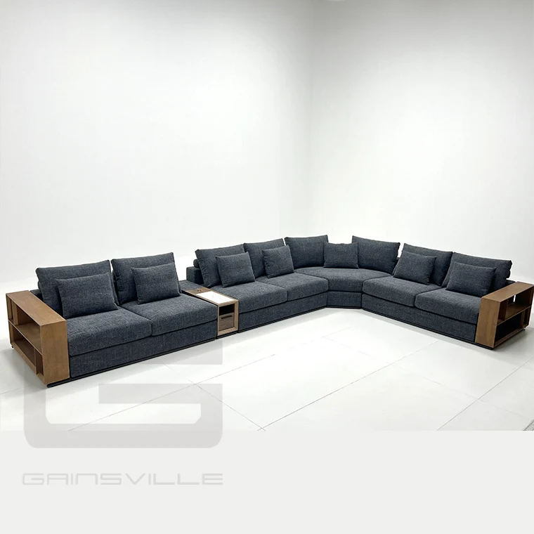 Modern Design L Shape Lounge Suite Red White Couch Sofa Nordic Livingroom Furniture Sofa Set For Home Living Room Sets
