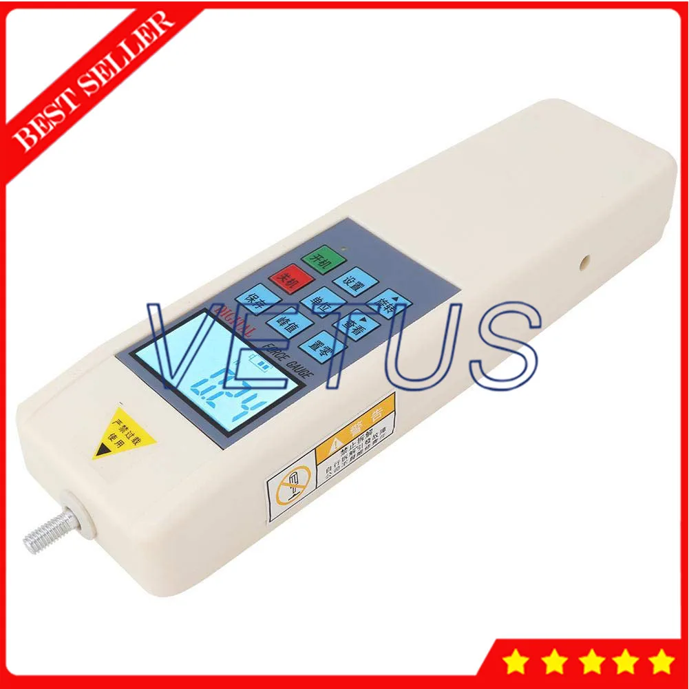  Force Tester Digital Push Pull Gauge Meter with Max Load Value Range 20N 2kg