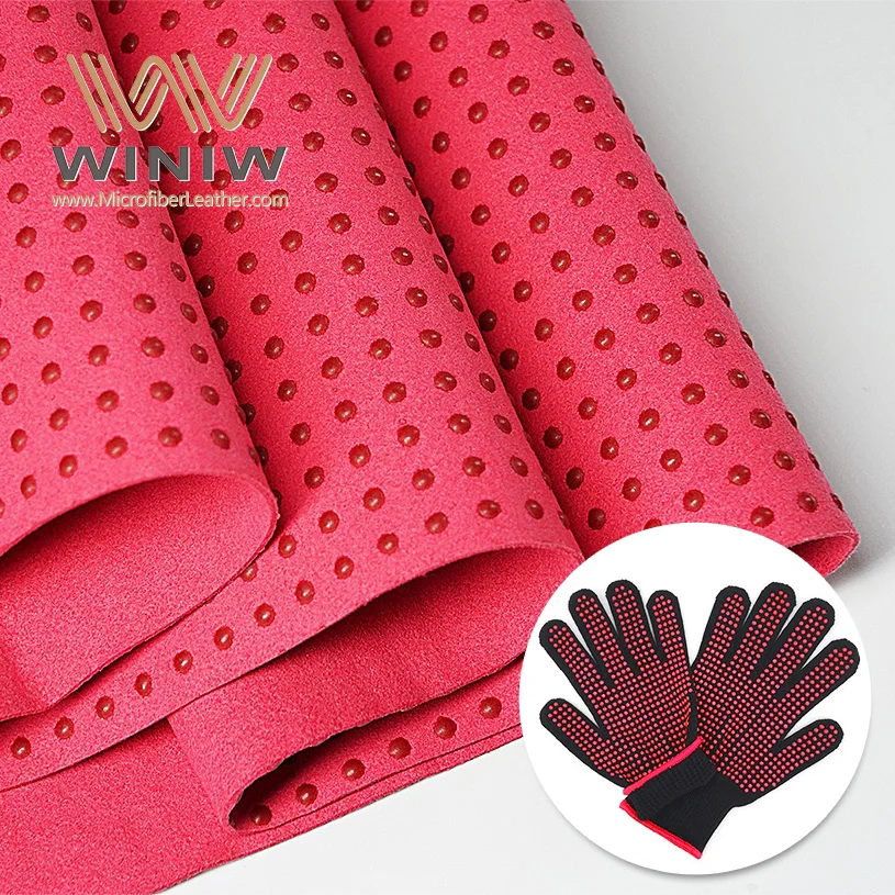 0.7mm Easy To Apply Ideal For Furniture Upholstery Sports Gloves Ultra-Suede Synthetic Leather Fabric Faux Leather Material