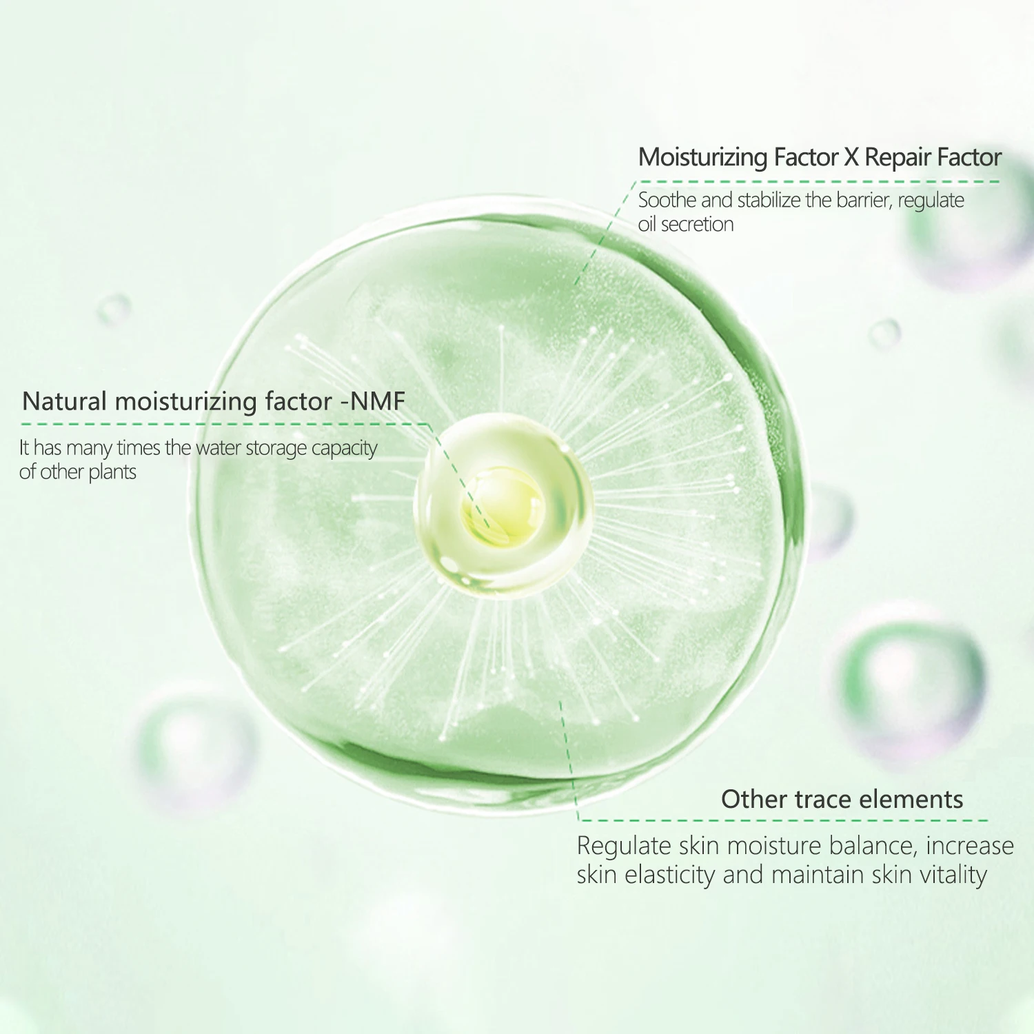 Smoothing Aloe Vera Gel Face Care Moisturizing Face Cream Natural Organic 99% Pure Aloe Vera Gel