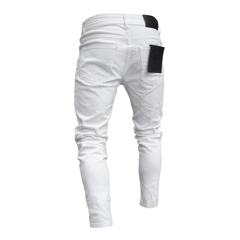 Wholesale Skinny Men Jeans Pants 2022 Custom Factory Trendy Fashion Cotton Denim Jean