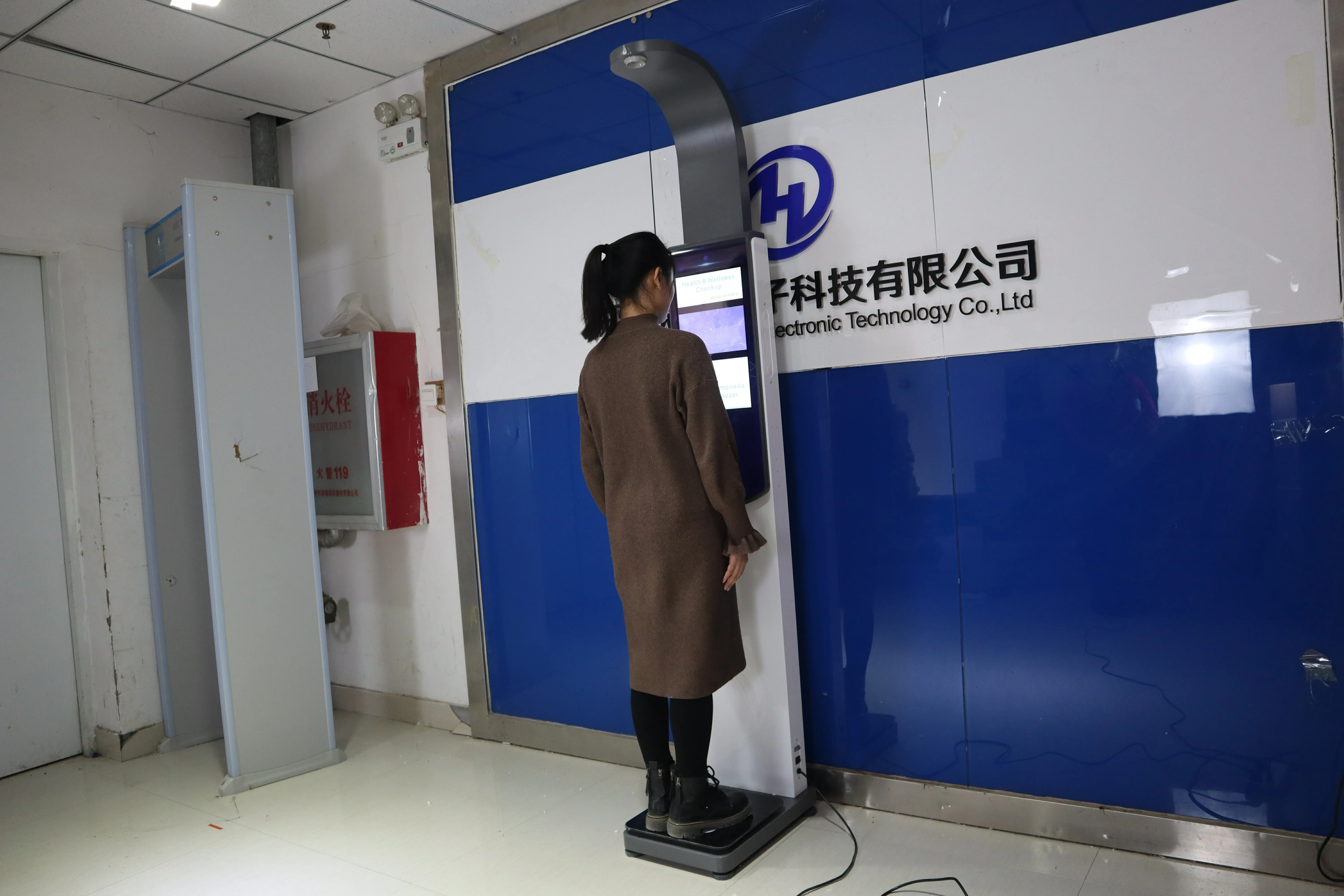 Coin weighing machine ,weight and height scale, body weight and height scale