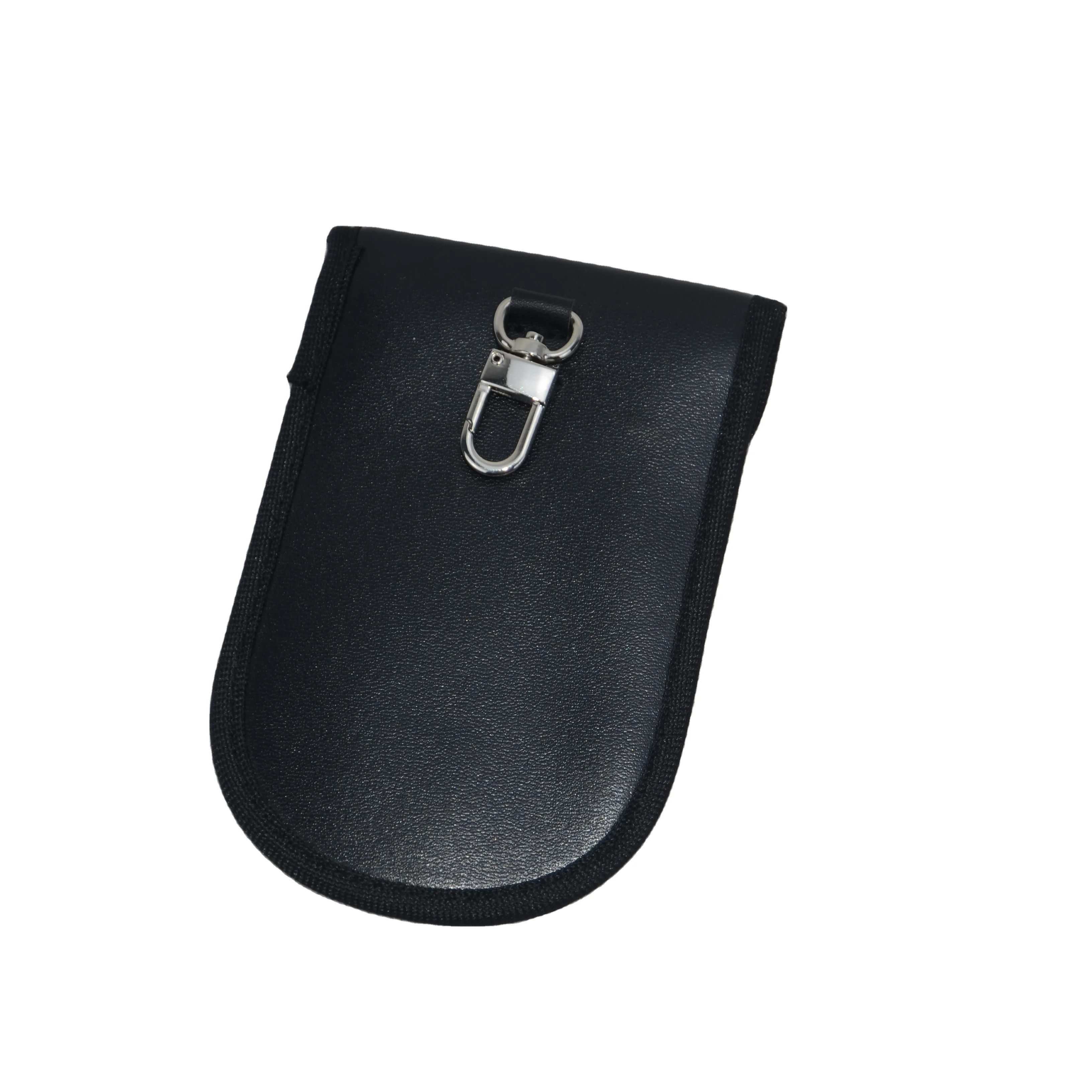 shielded signal case security car key signal blocking bag with chain and hookbluckle
