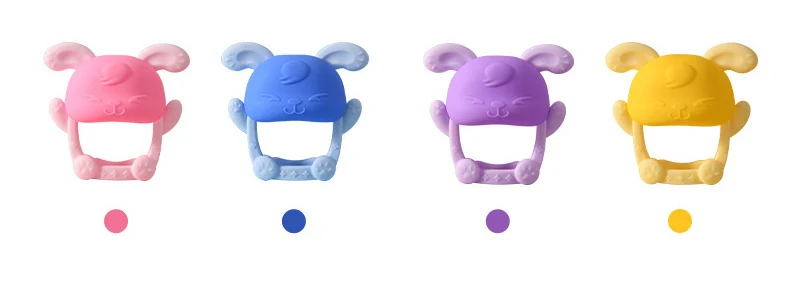 Sucking Needs Food Grade Silicone Baby Infant Soothing Teether Teething Pain Relief Teething Toy