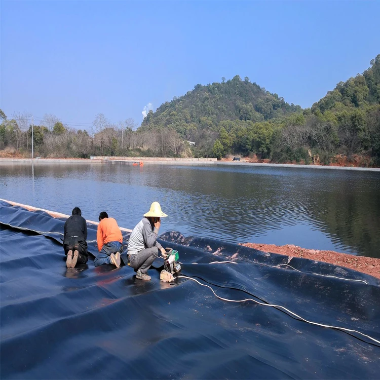 geomembrane price 1.0mm hdpe plastic membrane fish farm pond liner waterproof liner hdpe geomembrane