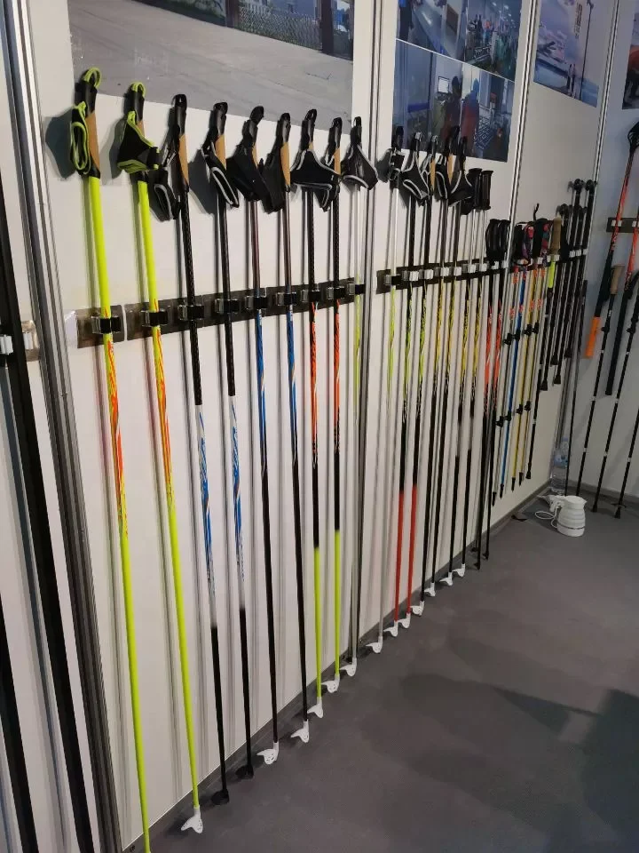 Ski poles 100% carbon light weight customized logo composite ski pole Carbon ski pole