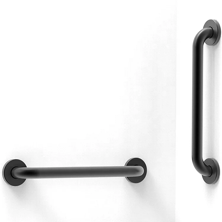 Stainless Steel Matte Black Grab Bar Wall Bath Safety Shower Balance Grab Bar