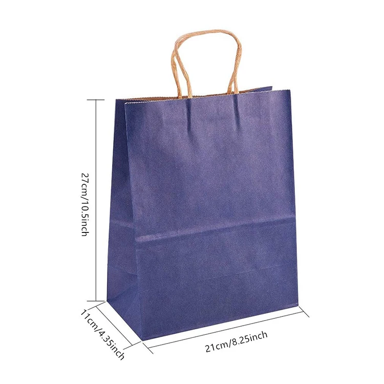 Recyclable custom printing multi color art kraft nike paper bags with your own logo