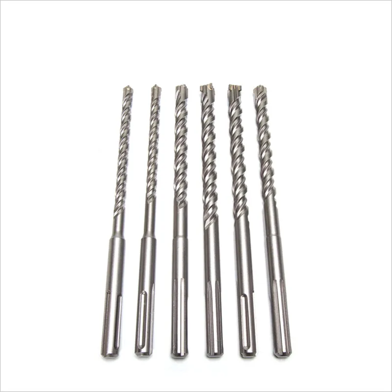 Cross Tip OEM ODM SDS MAX Electric Hammer Drill Center Drill Bit YG8C Tungsten Carbide Tips 40cr Steel Milled Masonry Drilling
