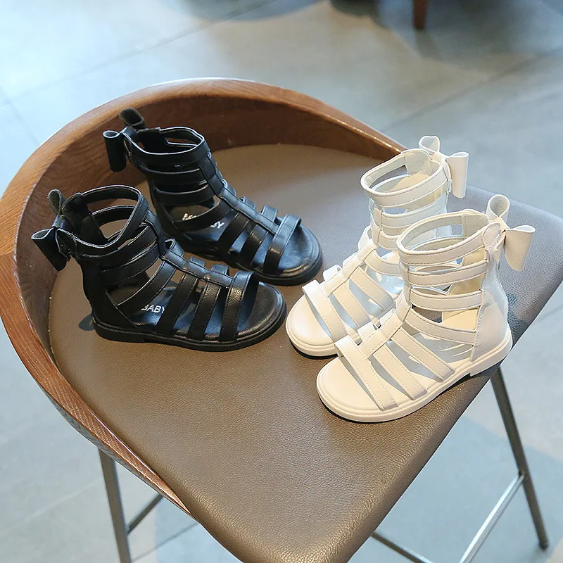 Summer Children Sandals Baby Girls Kids Candy Beach Shoes Girl Casual Roman Sandals