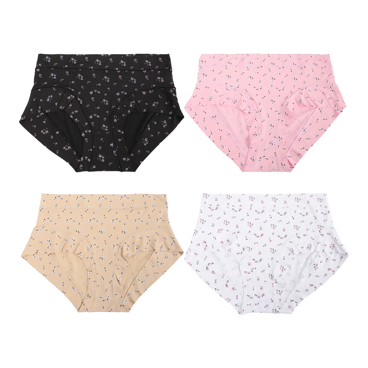 Russian  female style ladies plus size polyester panties sexy 3x mommy  high cut briefs UOKIN A1627