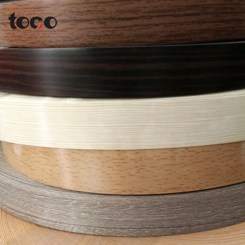 wood grain pvc edge banding tape cabinet edge belt lipping