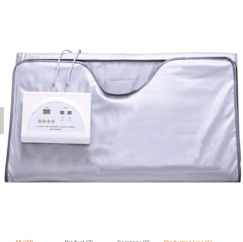 portable 2 zone  sauna blanket  Custom High Quality Wholesale Factory Supply Faux Sauna far infrared sauna thermal blanket