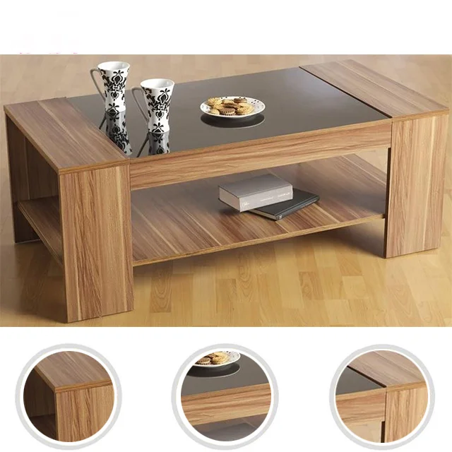 Coffee Sofa Side Table Home Economical Solid Wood Table Tatami Coffee Table