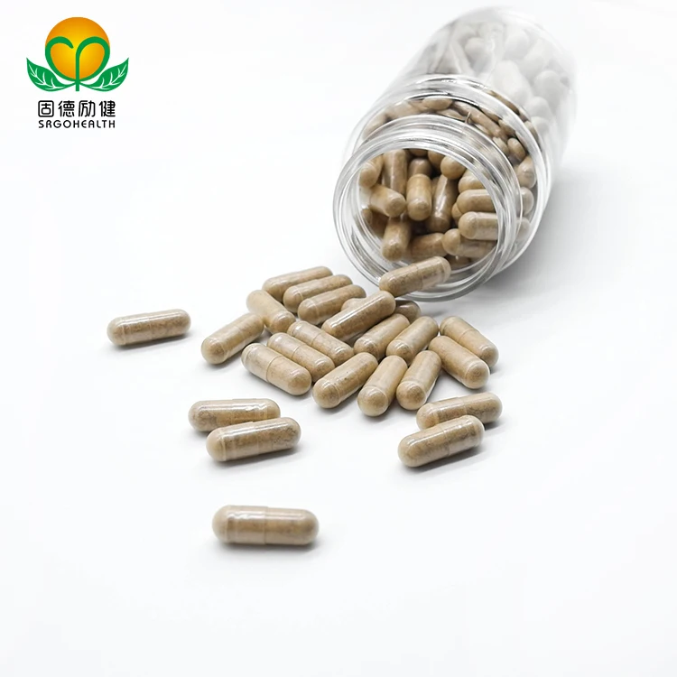 Private Label Herbal Lions Mane Reishi Cordyceps Chaga Complex Mushroom Capsule