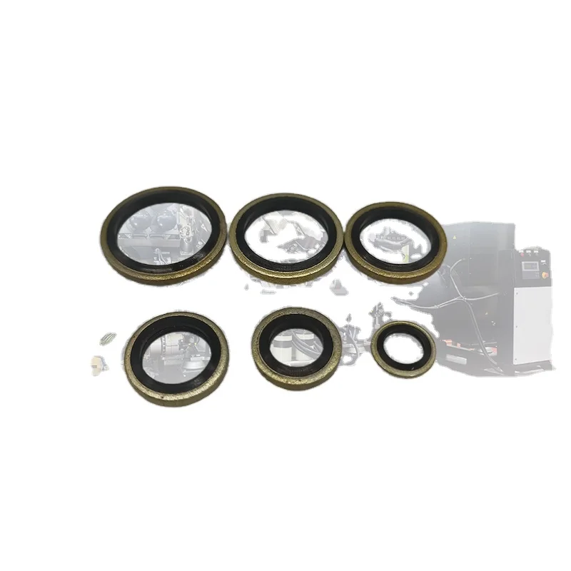 42/45/48/52/60mm Metal Rubber Bonded Washer Fit M42/M45/M48/M52/M60 Oil Drain Plug Flat Ring Gasket Combined Sealing Washer