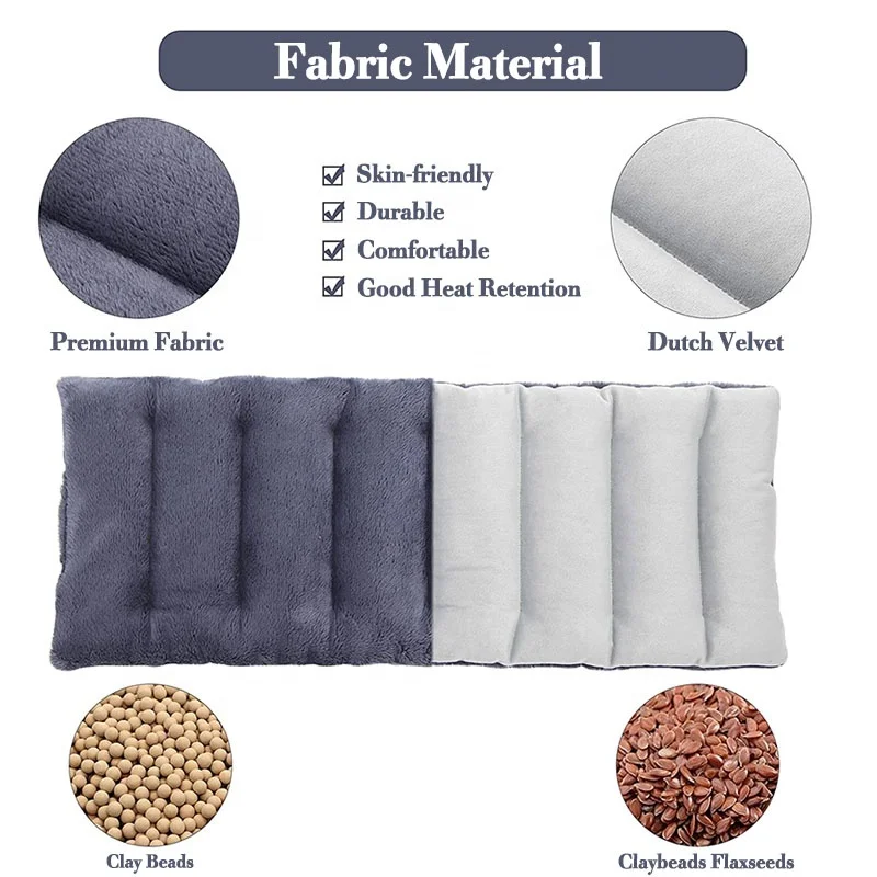 rehabilitation therapy supplies custom reusable microwave heat pad for back pain