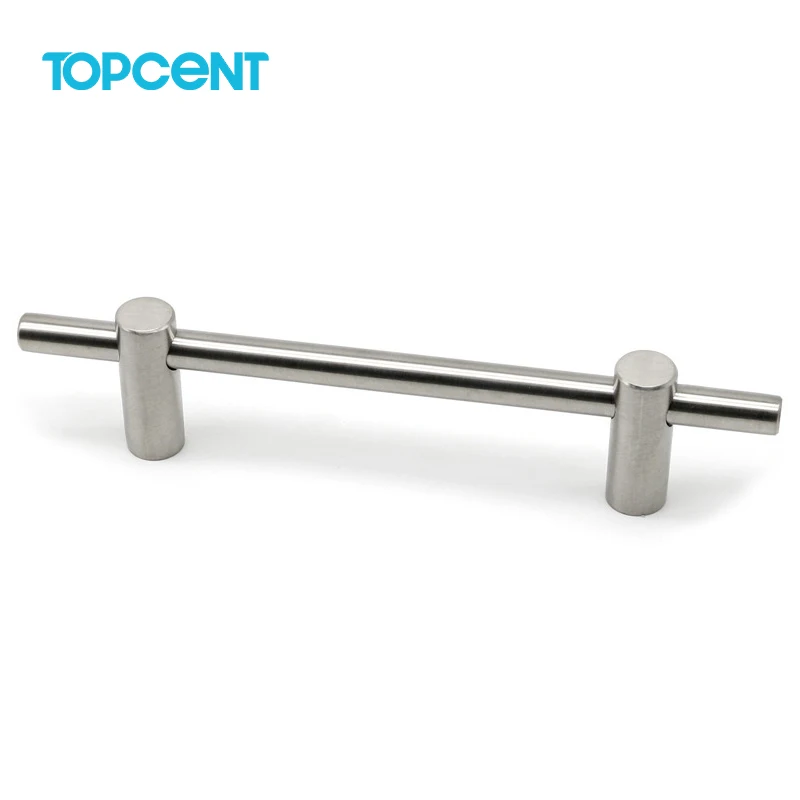 Topcent Stainless Steel T Bar Handles Furniture Kitchen Wardrobe Cupboard Drawer Cabinets Door Pulls Handle