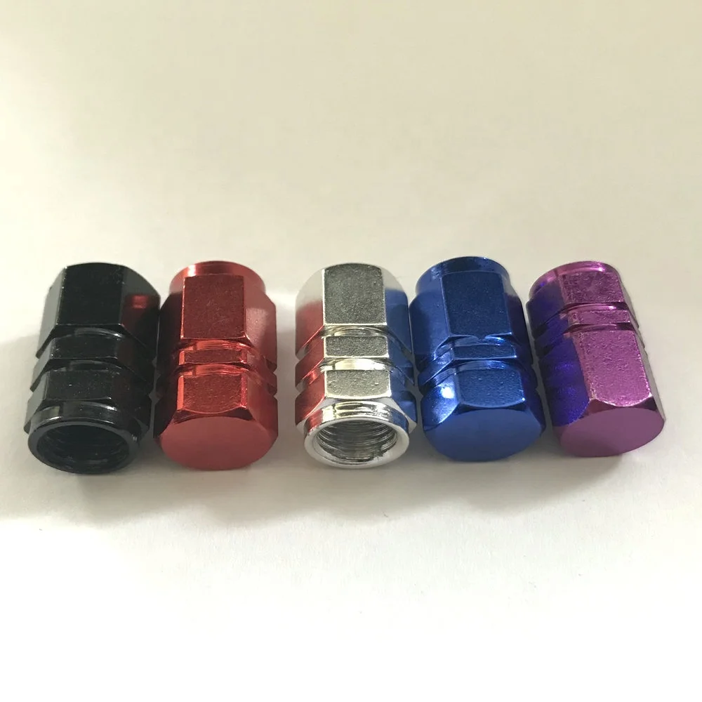 
Aluminum alloy cap for bicycle tube valve 