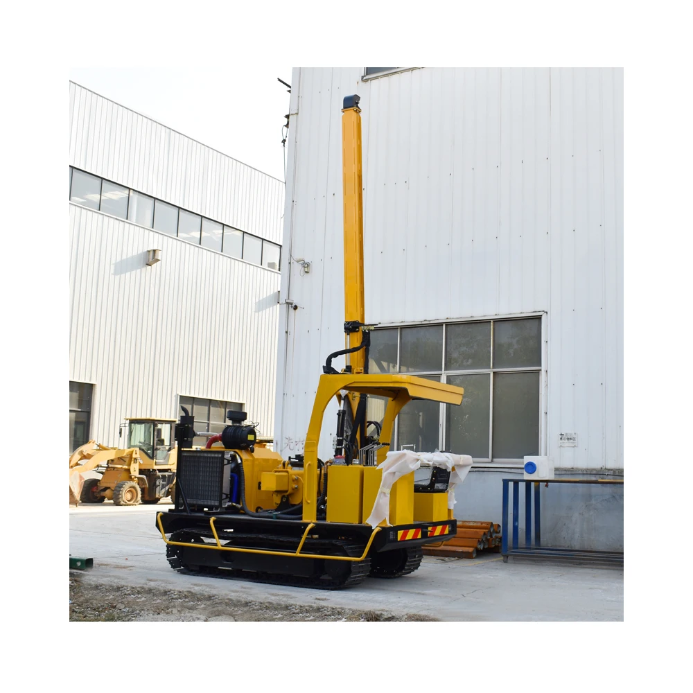 New Stock Arrival hydraulic pile machine, solar screw pile driver for sale/
