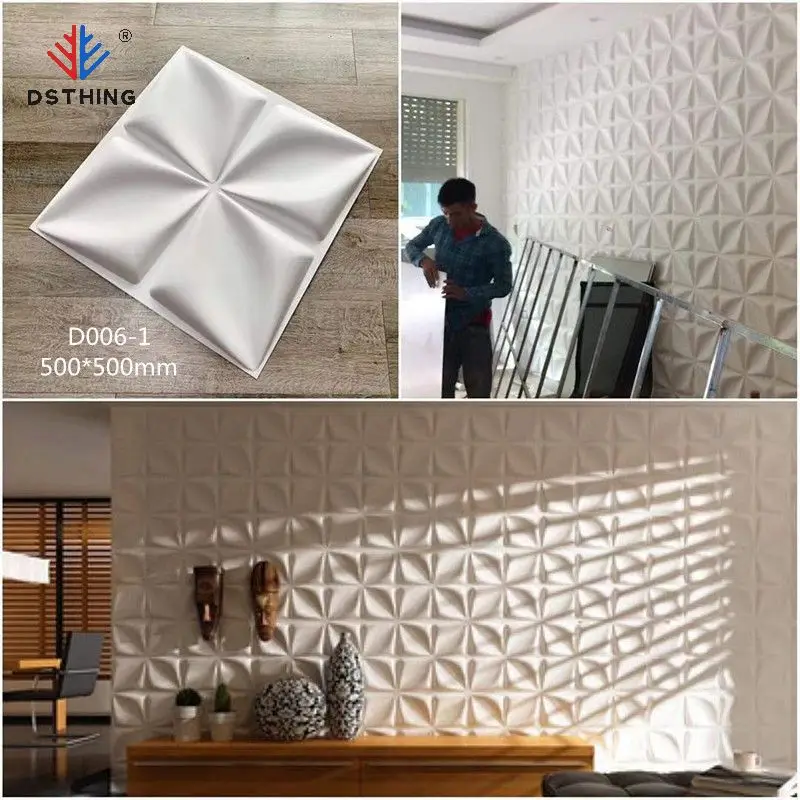 AISEN DECOR  Factory 3d Wall Paneling Indoor Interior Bathroom Gold Wall Panels Waterproof