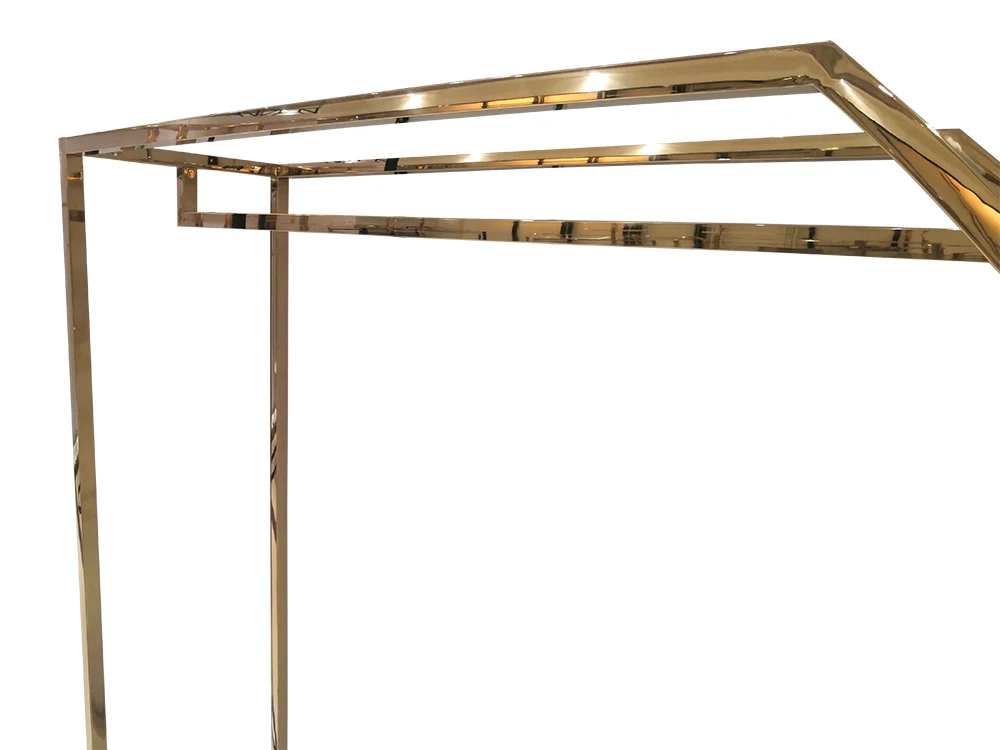 Стеллаж для одежды подставка Золотой магазин светильник дизайнерская стена магазина