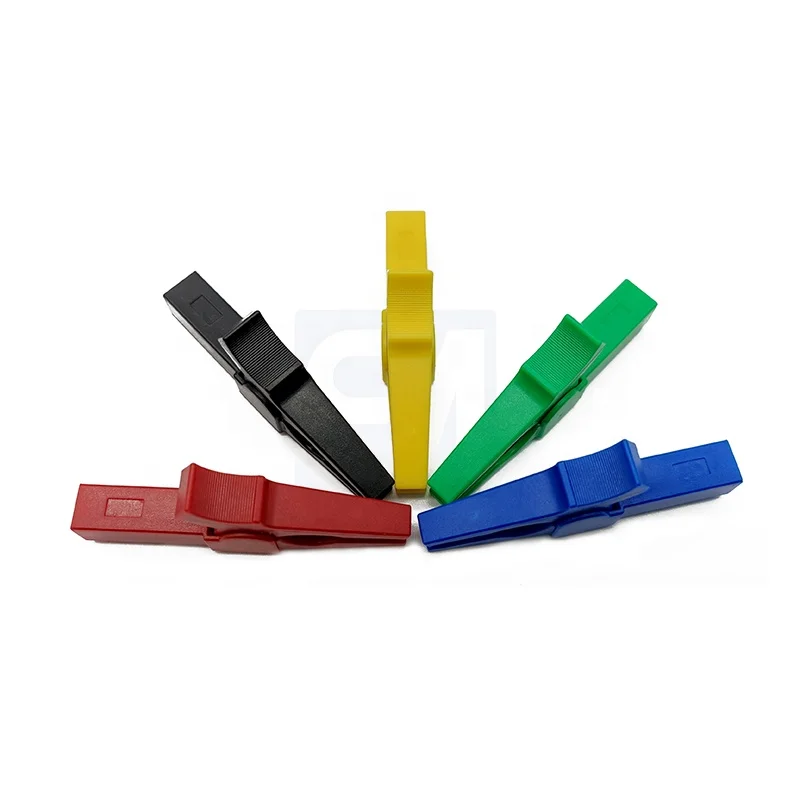 10A 55.5MM High Quality Nylon Insulated Pure Copper Test Safety Crocodile Clip