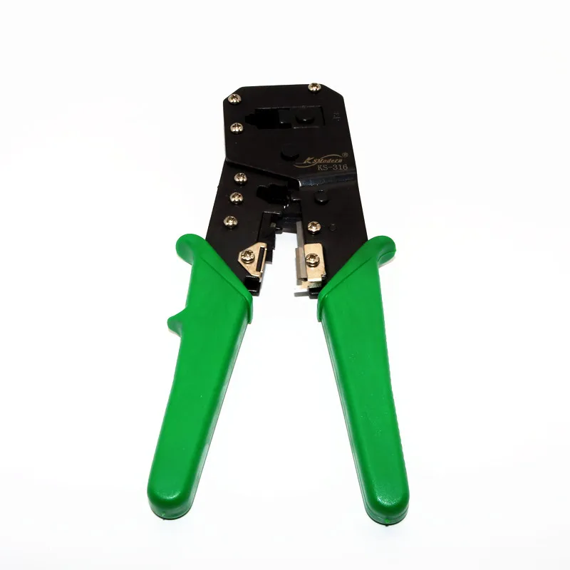 Factory directly supply green color crimping plier RJ45 RJ11 network cable crimpers tool pliers