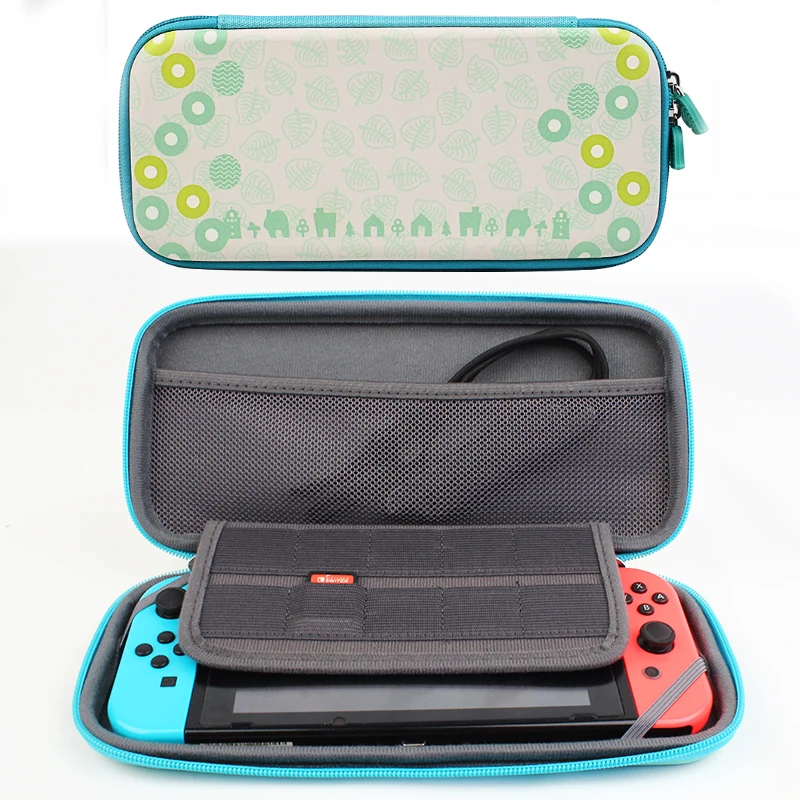 New Style Switch Storage Eva Case for switch cases Green Pink animal and crossing
