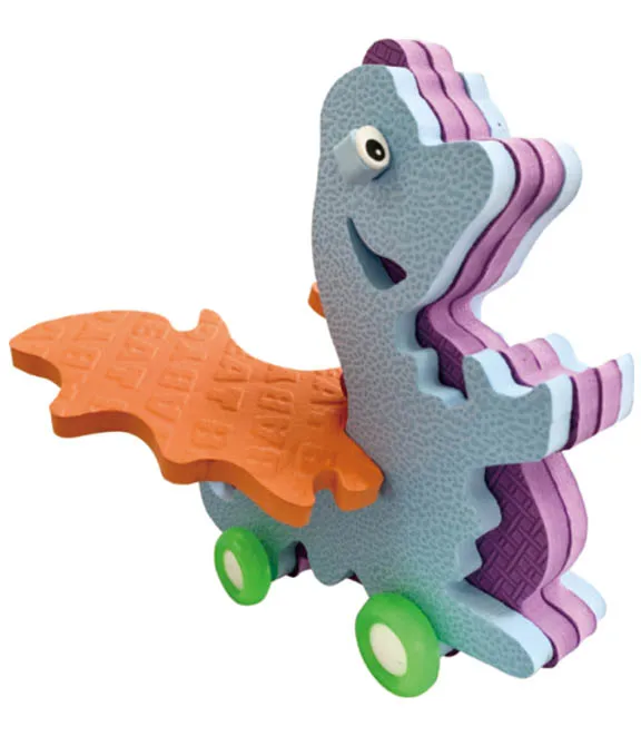Wholesale 10mm Thickness Artcrafts Dinosaur DIY Toys For Kids Over Three Color Box Package