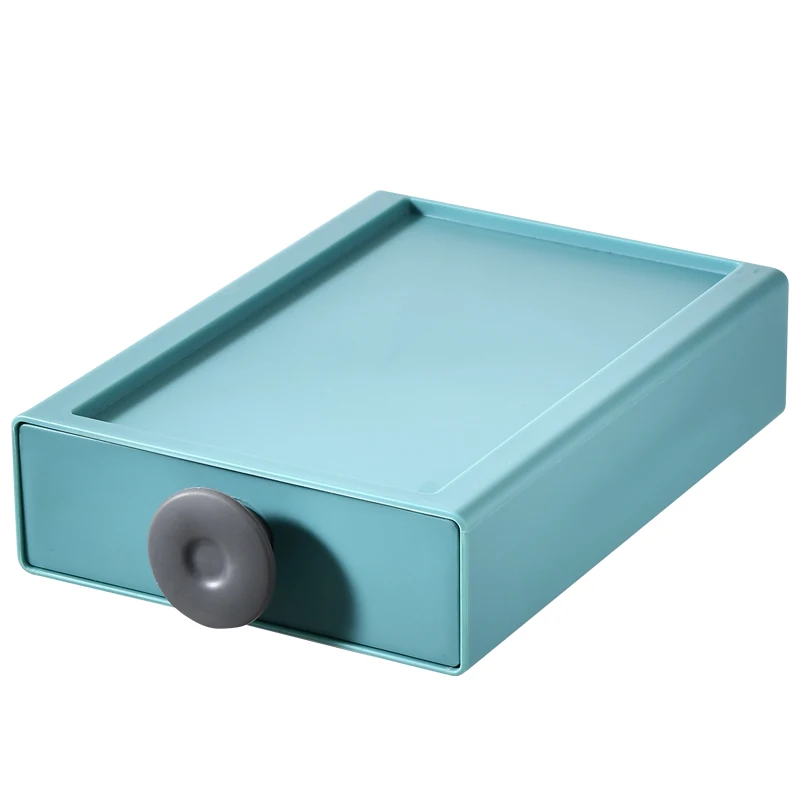 Ящики для хранения многофункциональные с ручками комбинированные настольные штабелируемые пластиковые красочные ящики Современная прямоугольная коробка