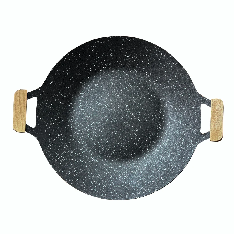 Multi-Purpose Mcrib Material Style Die-Cast Aluminium Extract Residual Liquid Outdoor Food Grill Round Non-Stick Baking Tray