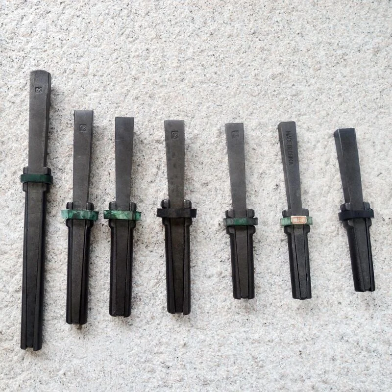 Stone splitting wedges shims feather Rock Splitter for Breaking Rock
