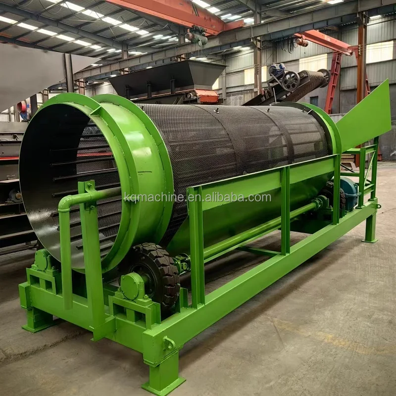 Heavy Rotary Drum Screen Mini Portable Gold Trommel Washing Plant  Trommel For Gold