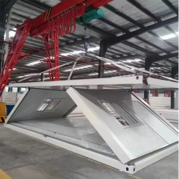 custom cheap wholesale price office foldable container house frame 40 ft