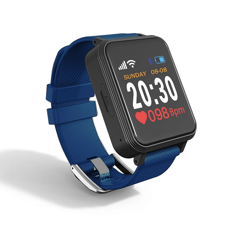 2022 new free SDK API waterproof LTE 4g sos gps adult watch 4g watch for elderly