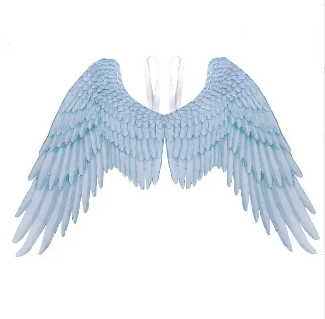 ecowalson Angel Feather Wings Halloween Christmas Decoration Party Props Stage Performance Show Scene Layout Angel Wings