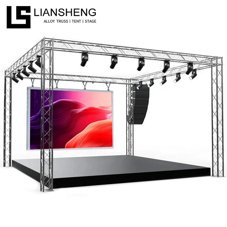 Factory price fast instailled Concert stage platform event scene lighting DJ truss Bolt Spigot Stage Truss Roof System