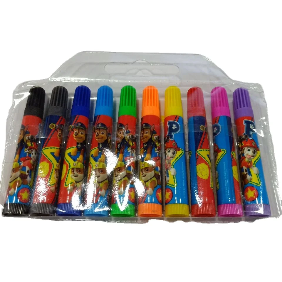 Mini short fat round body marker pen water color pen